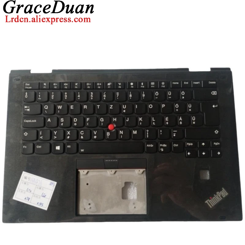 hu checa caixa superior do teclado preto tampa palmrest shell para lenovo thinkpad x1 yoga gen g2 01hy816 01hy856 01hy896 01h 01