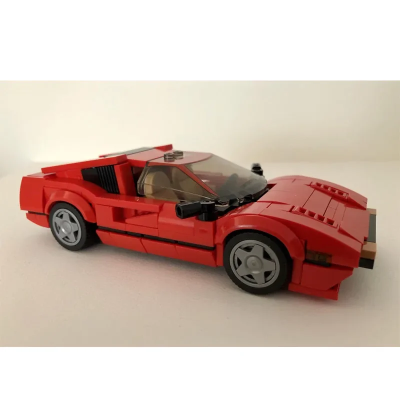 MOC-64110 Red New Classic Smile Car importer nights Model • 282 Parts MOC Creative Boy Kids Birthday importer décennie ks Toy Gift