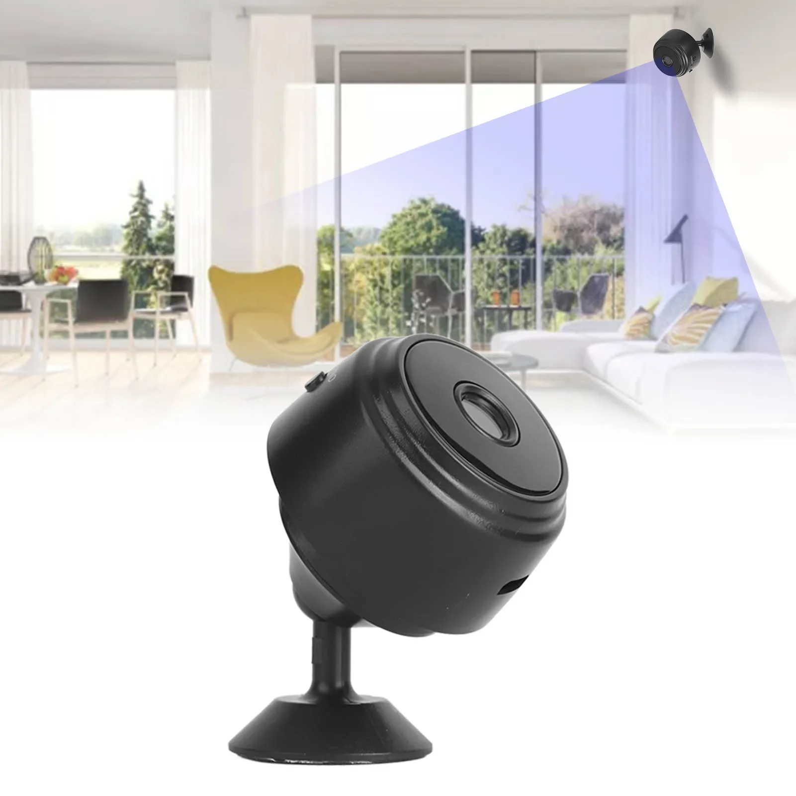 Surveillance System Wireless WiFi Camera 120° Wide Angle 720P Mini Surveillance System CCTV for Children Elders Security Camera