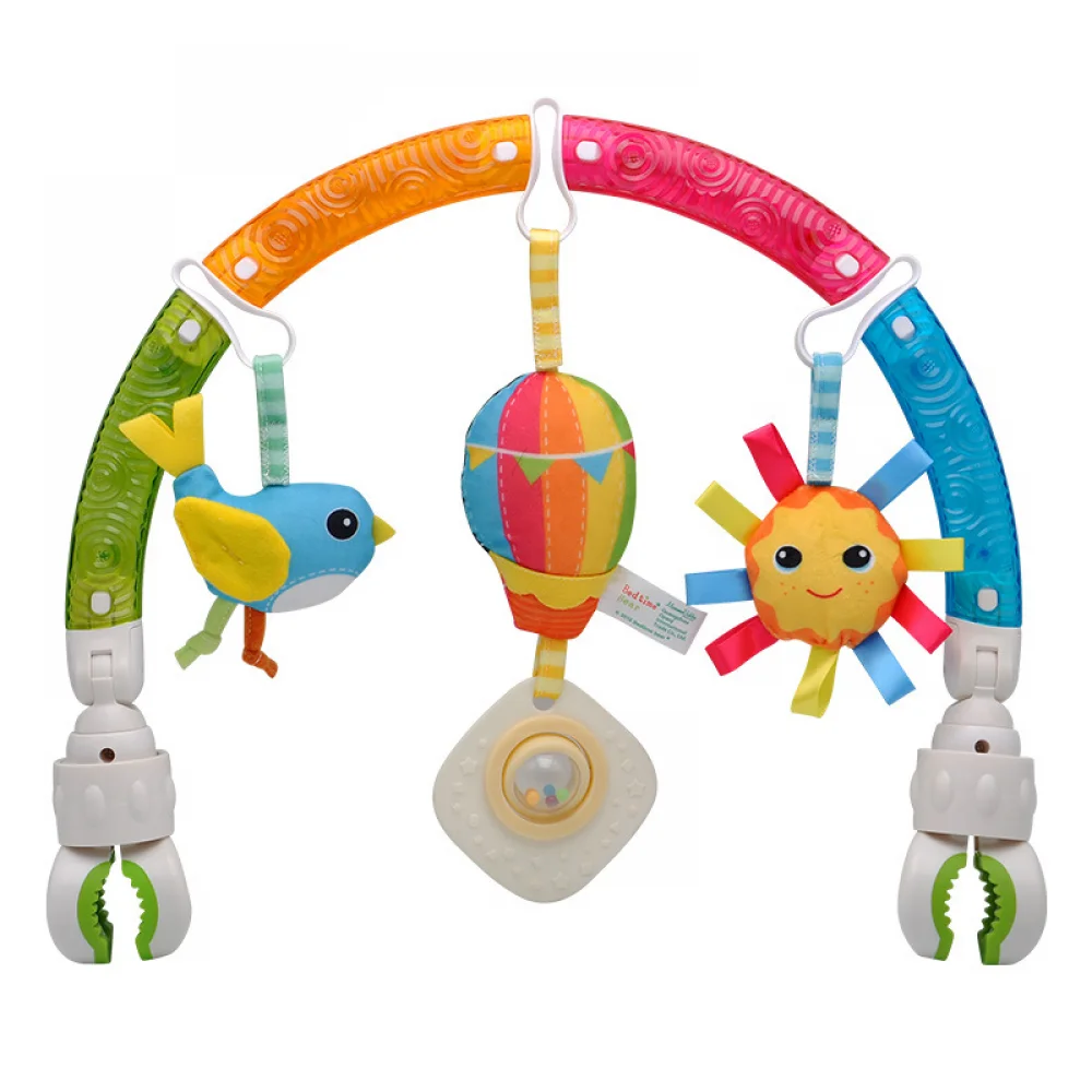 Hanging Bell Stroller Decor Baby Stuff Rattle Bed Clip Toys for Toddler Mobile Bed Toy Hanging Toys for Newborn Baby1 2 3