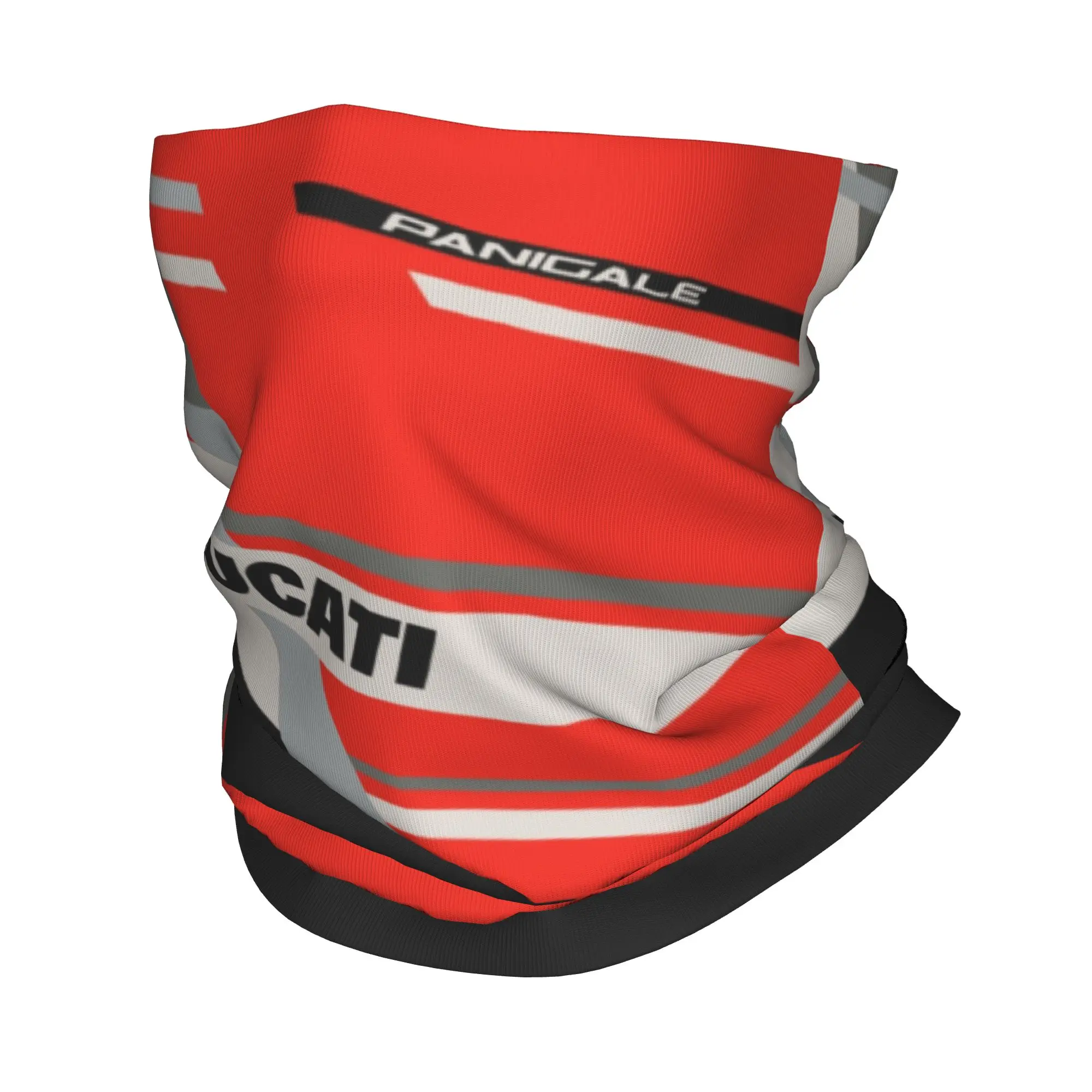 Maßgefertigter Ducati Motorrad-Bandana Halswärmer für Männer und Frauen Winter Wandern Ski Schal Gaiter Rennteam Gesichtsbedeckung