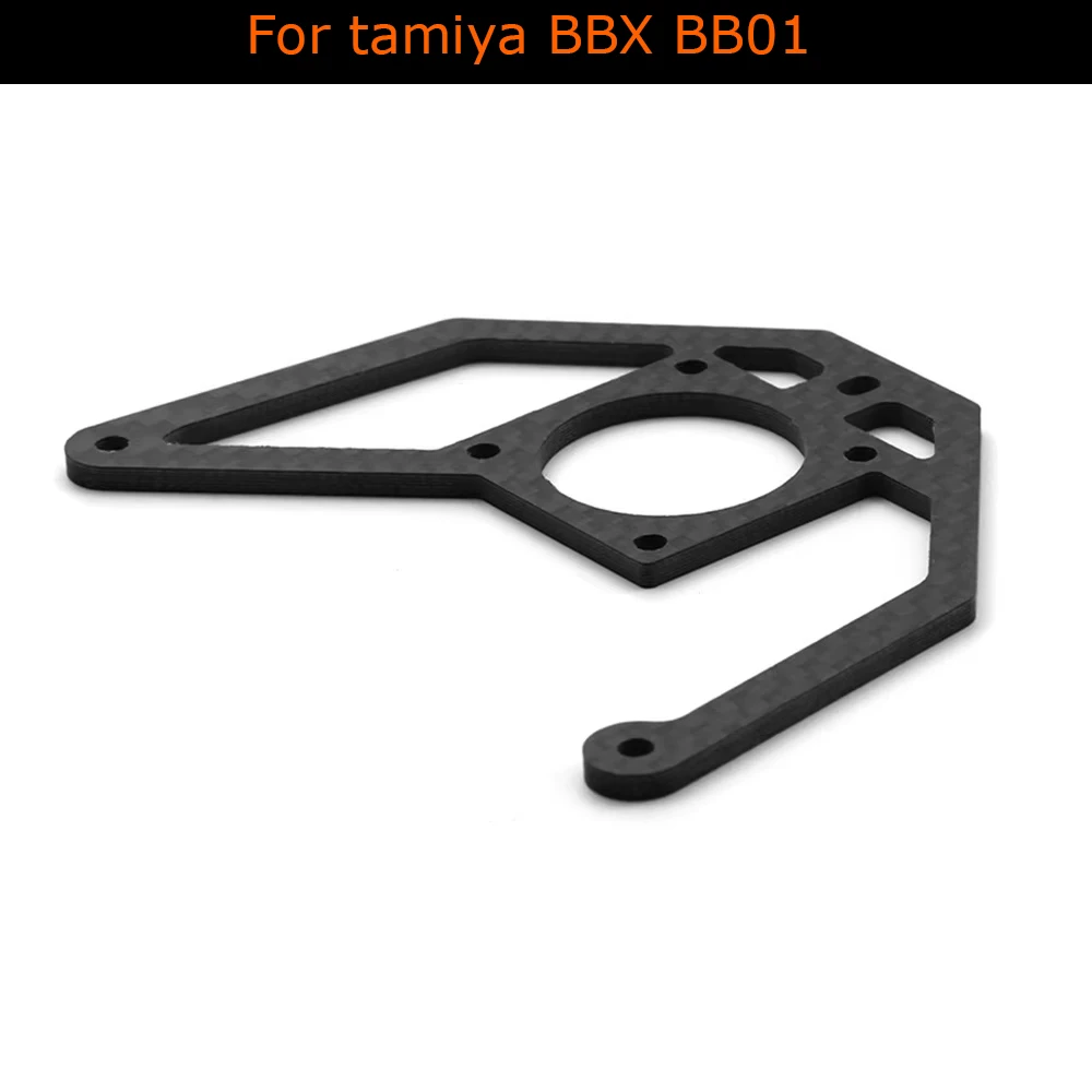 Kohlefaser-Kühlhalterung für Tamiya BBX BB01 RC Auto Halterung Upgrade-Teile Zubehör Ersatzteil