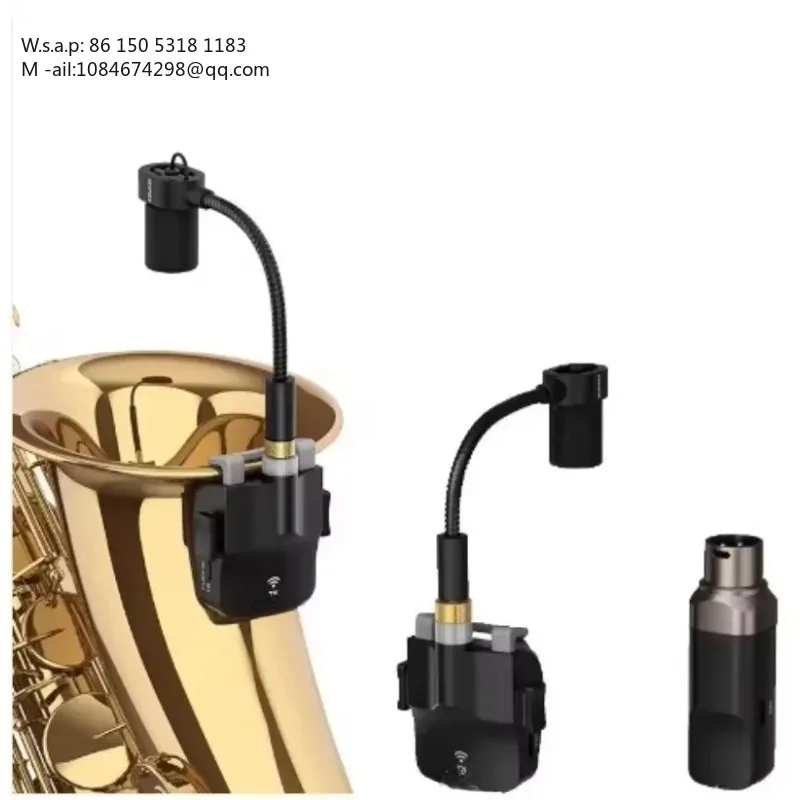 B-6 Saxophone and wind wireless microphone transmitter and receiver system NUX Sax mic