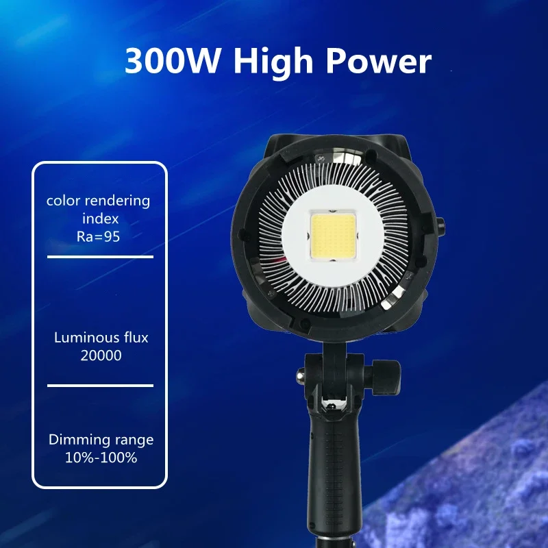 New 300W Professional Continuous Audio Video Lighting Studio Lighting Equipment Led Photography Light
