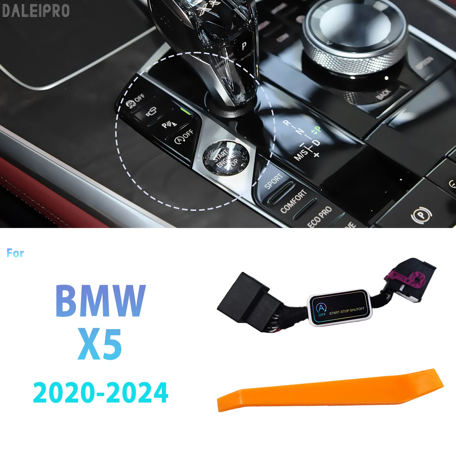 

For BMW X5 G05 2020 2021 2022 2023 2024 Automatic Stop Start Engine System Memory Module Cancel Car Auto Start Stop Switch