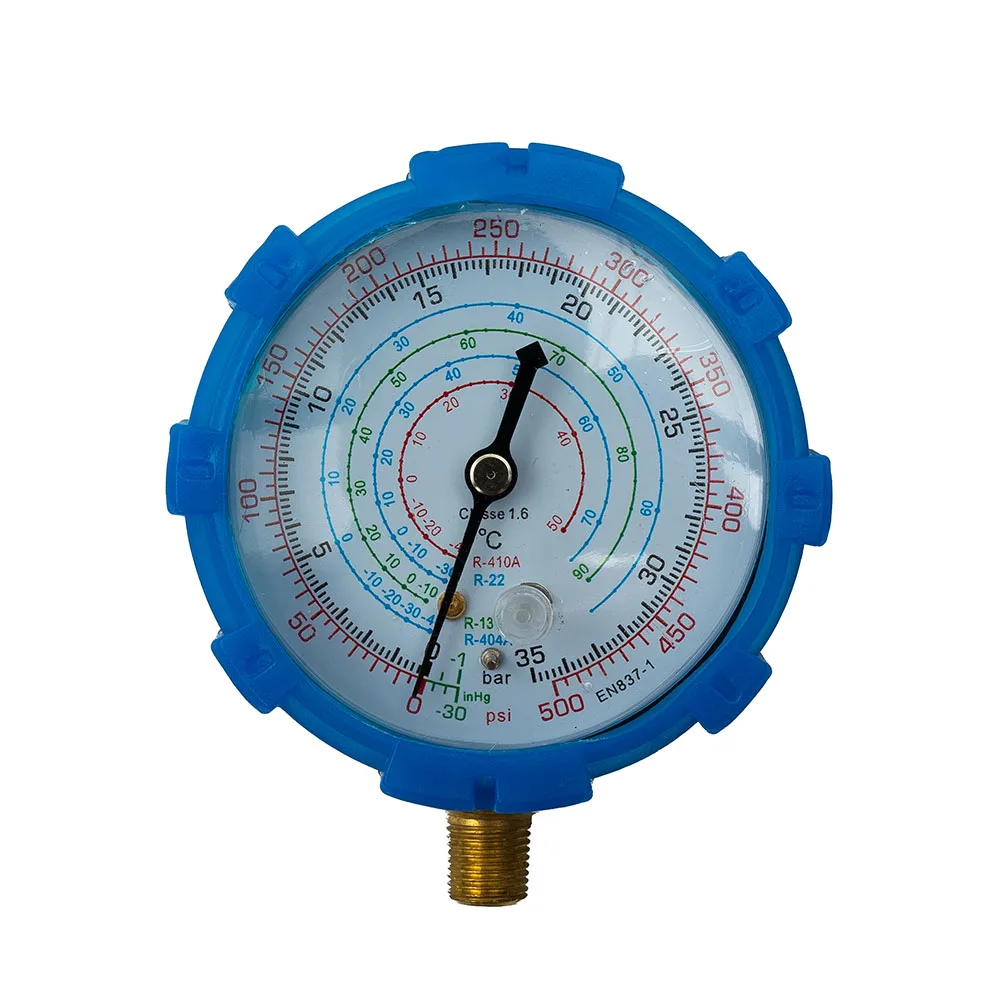 Diagnostic Gauges for R22 R404A For R134A R410A Air Conditioning Units with Dual-Scale PSI KPA Measurement Range
