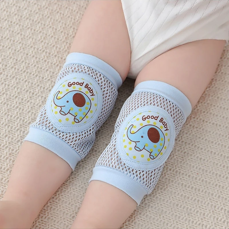 Cartoon-Tier-Knieschoner für Babys, dünne Sommer-Krabbelschutzpolster, Anti-Fall-Lernlaufausrüstung für Säuglinge und Kleinkinder – Detail 14