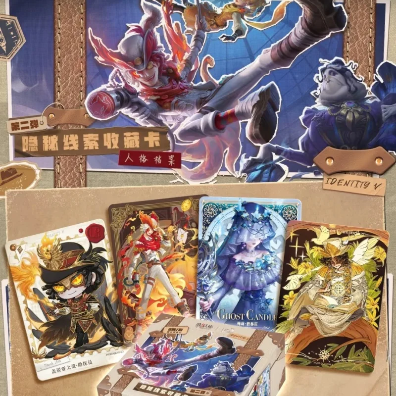 

Genuine Identity V Hidden Clue Collection Cards Interesting Shadow 2nd Edition Official Anime Peripheral Trading Cards For Fans