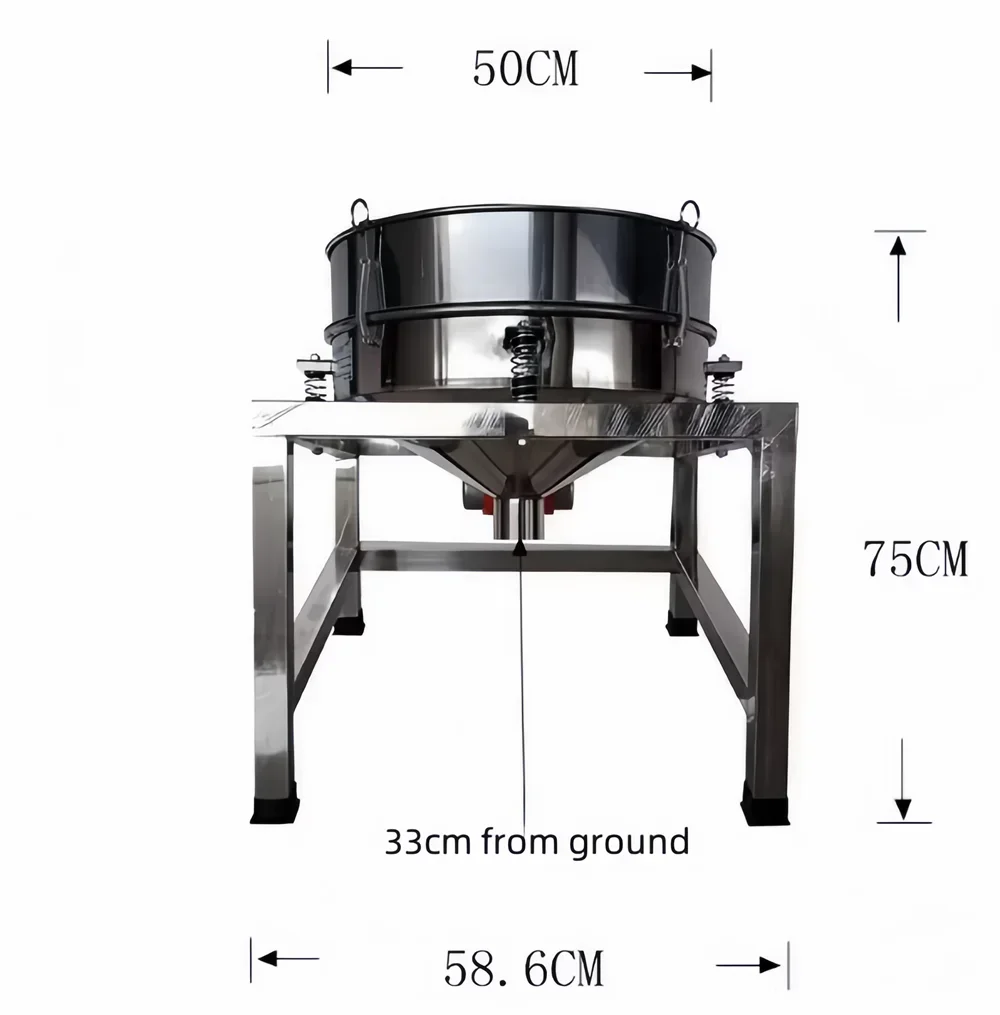 

EXTRA SHIPPING COST FOR DIAMETER 50CM SIEVE MACHINE