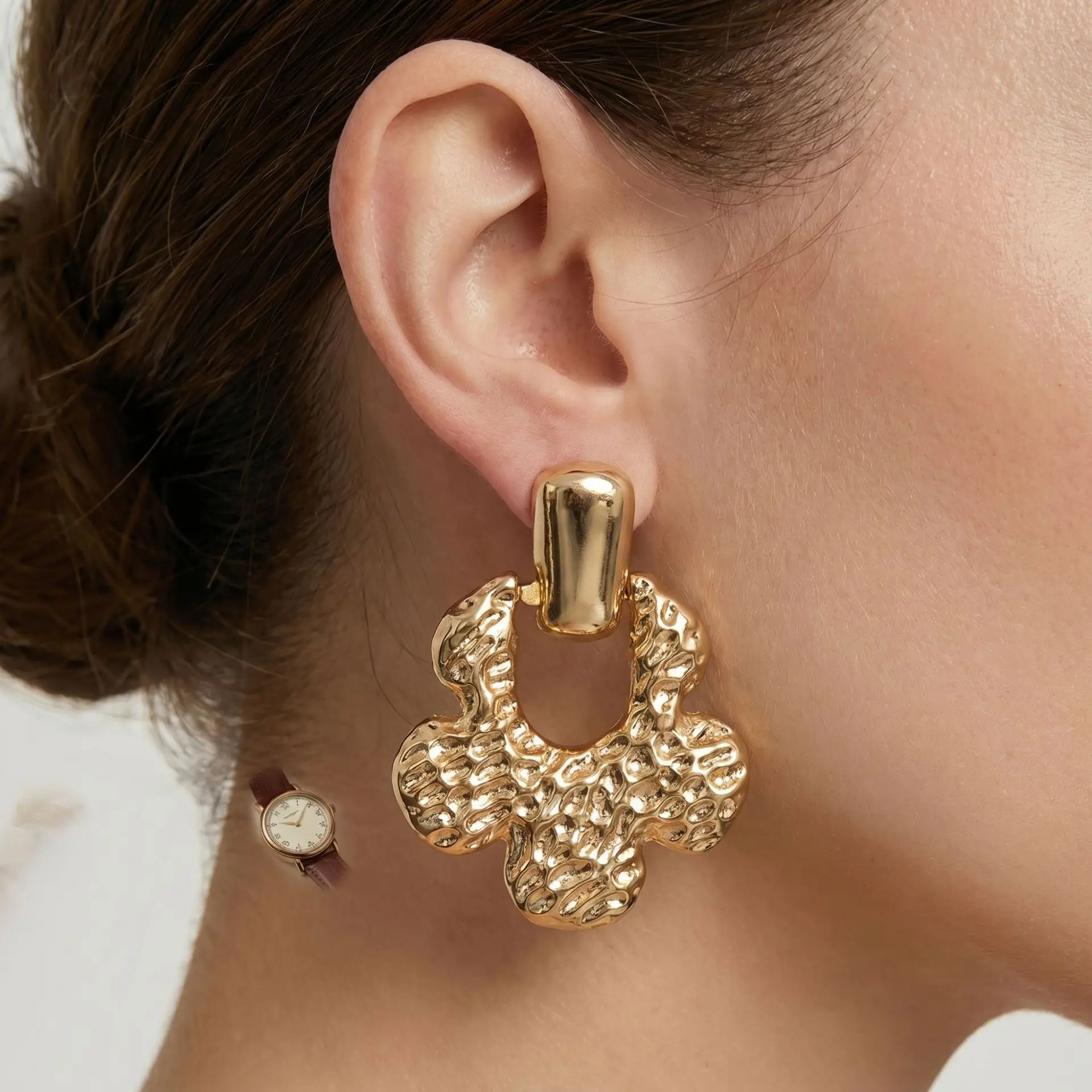 

Jewelry Fashion Geometric Irregular Metal Earrings Women's Earrings