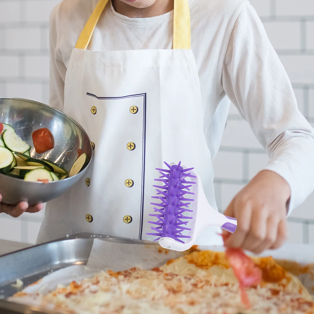 

2Pcs Pastry Dough Roller Pizza Hole Puncher Needle Design Prevents Foaming Suitable Pizzeria Bakery Sandwich Shop