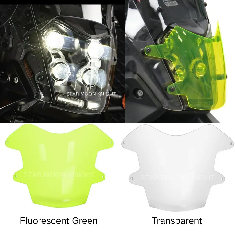 

For YAMAHA Tenere 700 Tenere700 XT700Z 2019-2024 Motorcycle Acrylic Headlight Protector Light Cover Protective Guard