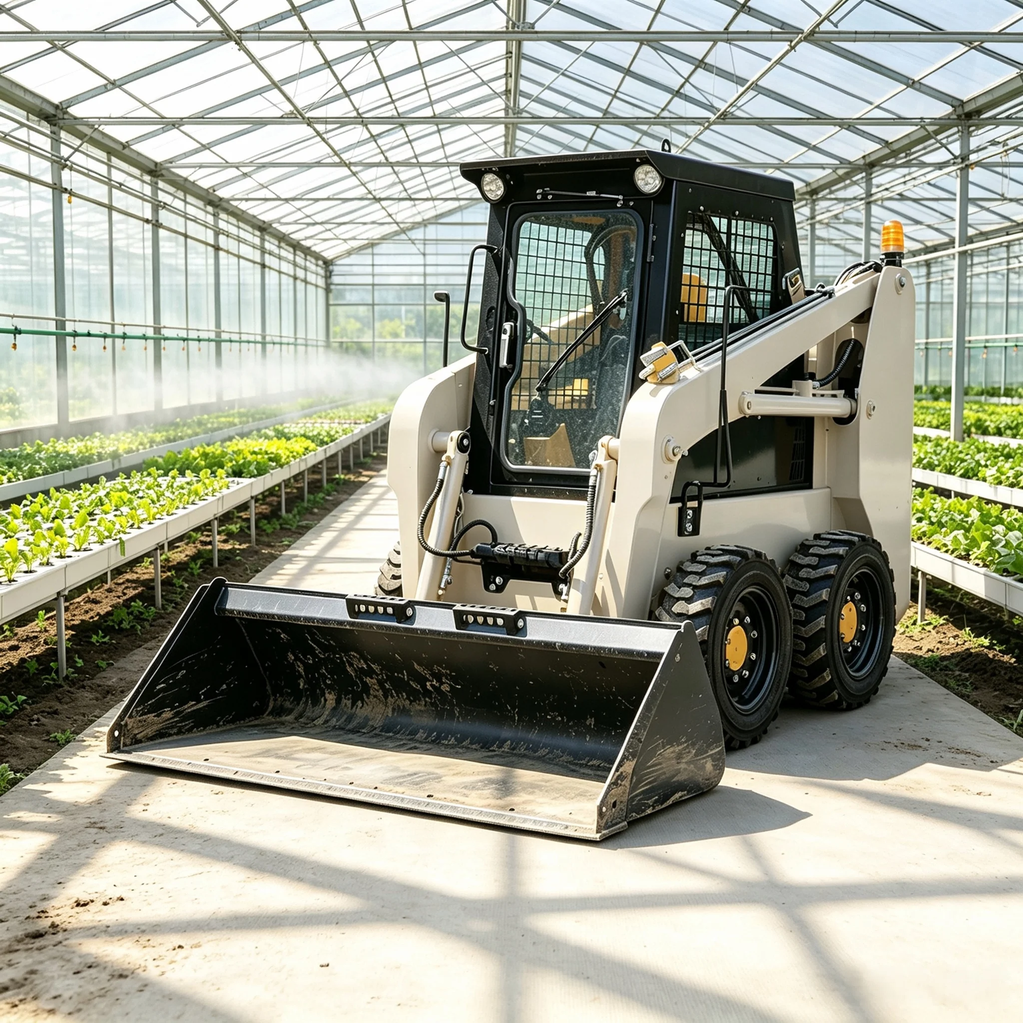High working Efficiency Thickened Loading Bucket Skid-Steer Loader China Skid Steer Loader Skid Steer mini Loader