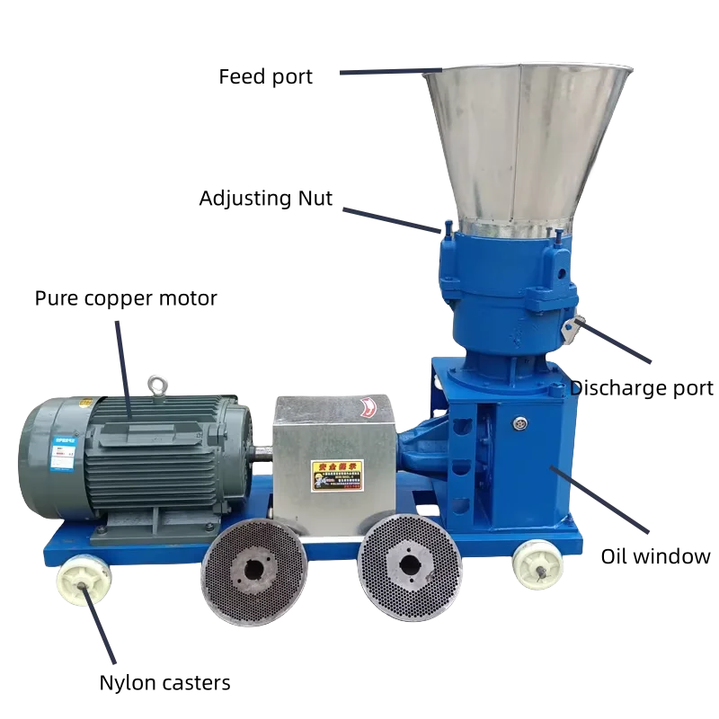 

Машина для грануляции корма для мелких сельскохозяйственных животных для курицы, свиней, рыбы и птиц, высокоэффективное оборудование для обработки кормов