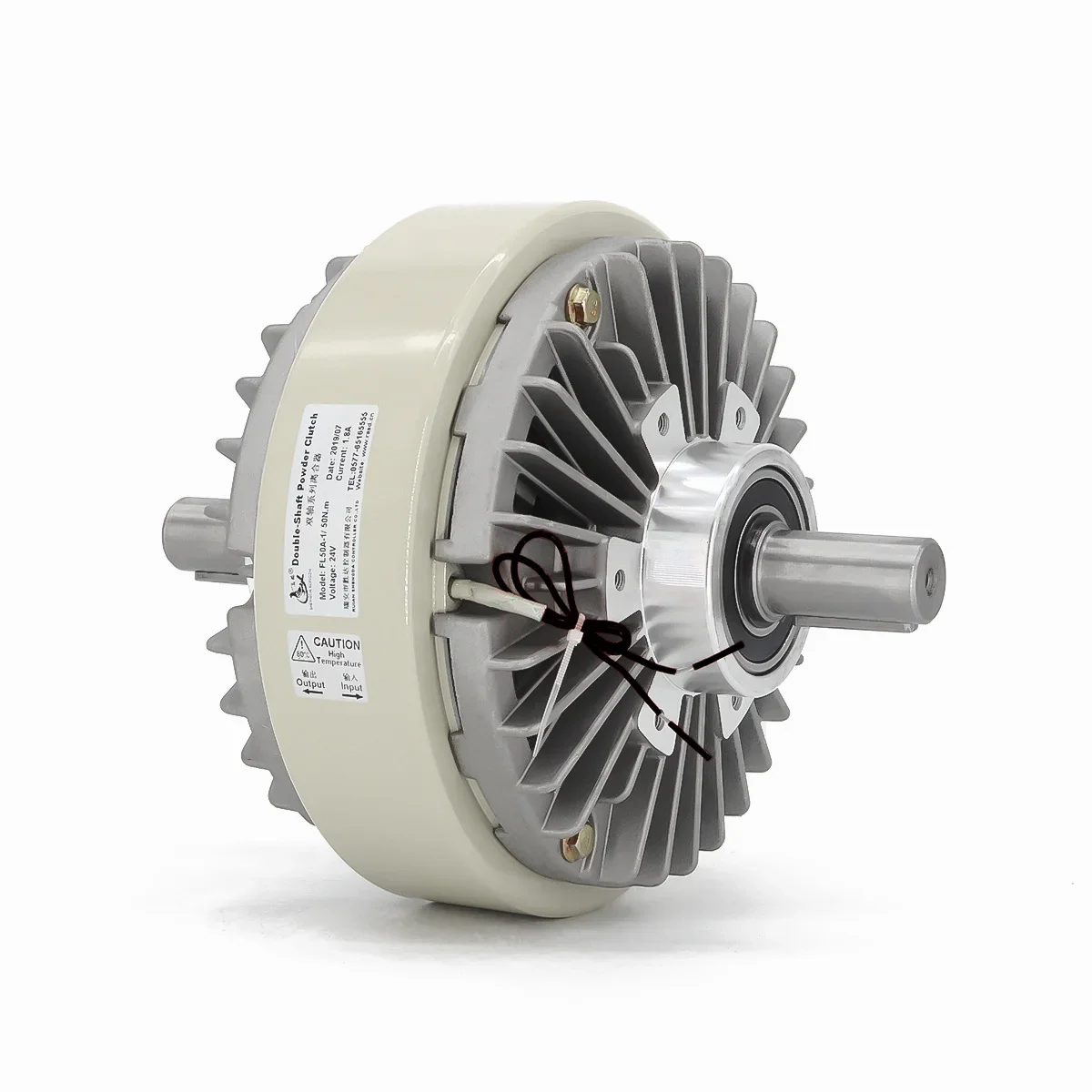 

SHENGDA FL25A-1Y Factory Supply Double-Shaft Magnetic clutch 2.5KG Magnetic clutch for printing machine spare part