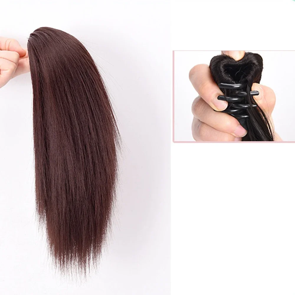 Perruque en cascade de prêle pour femme, cheveux longs féminins, pince à pince à prêle haute, tresse naturelle, augmentation des cheveux moelleux, nouveau