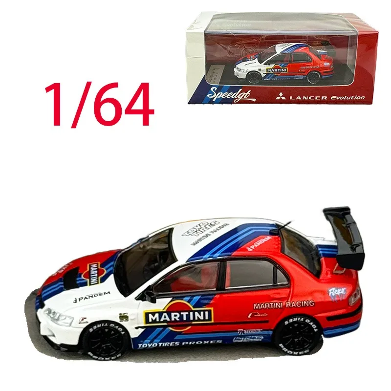 

Speedgt литой под давлением масштаб 1/64 Lancer Evolution EVO IX 9, модель автомобиля из сплава, игрушки для мальчиков, коллекция подарков, дисплей