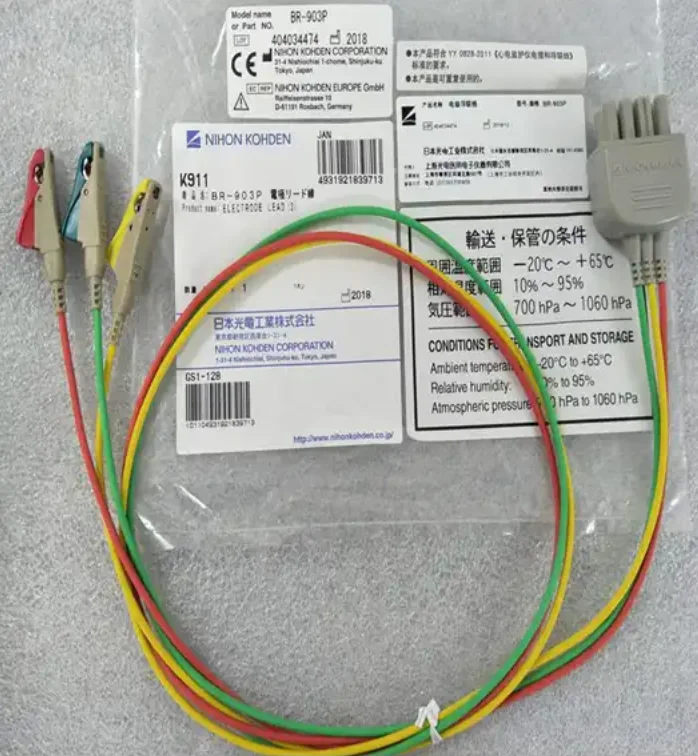 BR-903P K911 Nihon Kohden BSM ECG Leadwire new original