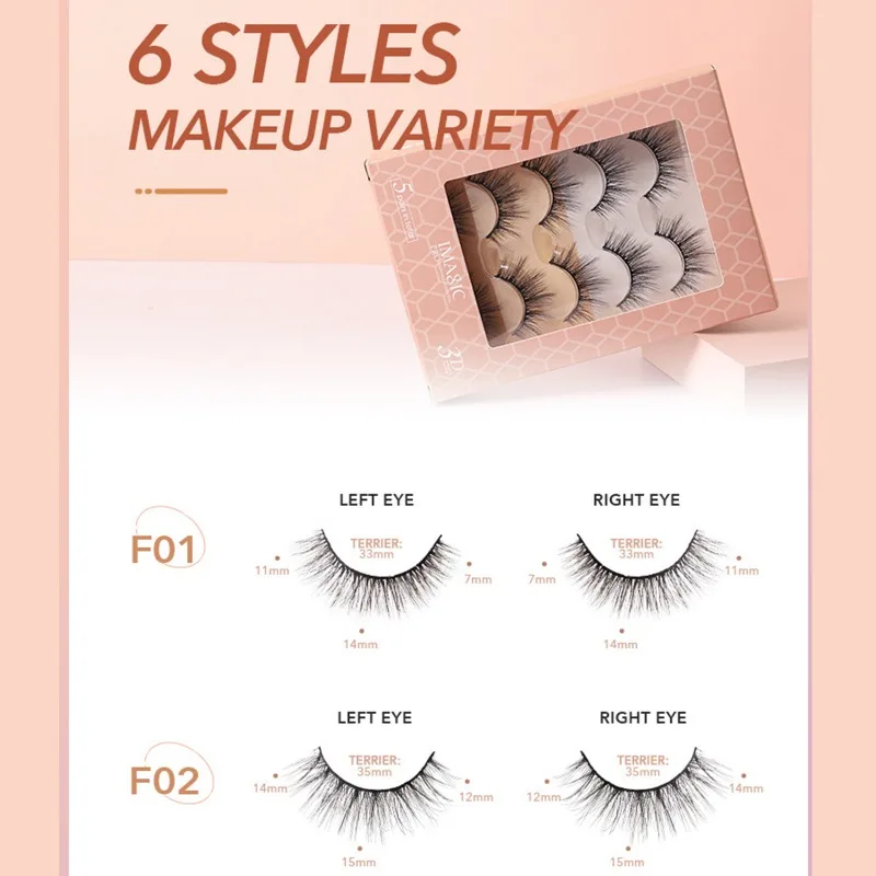 Self Adhesive Eyelashes น้ำหนักเบาและสบายธรรมชาติไม่มีกาวใช้งานง่ายขนตาปลอมธรรมชาติ