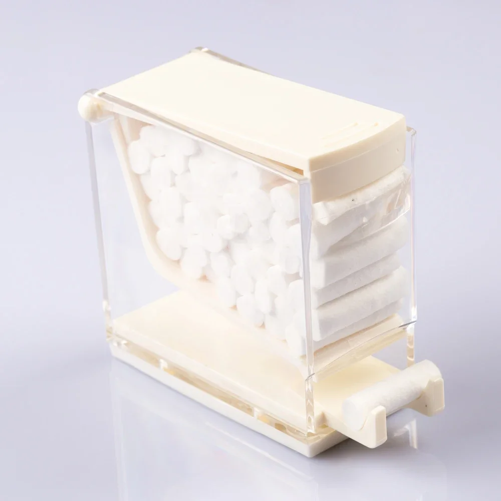 

Dental Supplies Press Type Dental Cotton Roll Dispenser Holder Press Type Box Green Purple White