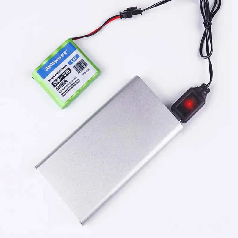 1pc SM Plug 3.6v 1200mah NiMH Battery + Charger For Rc Toys Cars Tanks Robots Boats Guns Ni-MH AA 3.6v Rechargeable Battery Pack