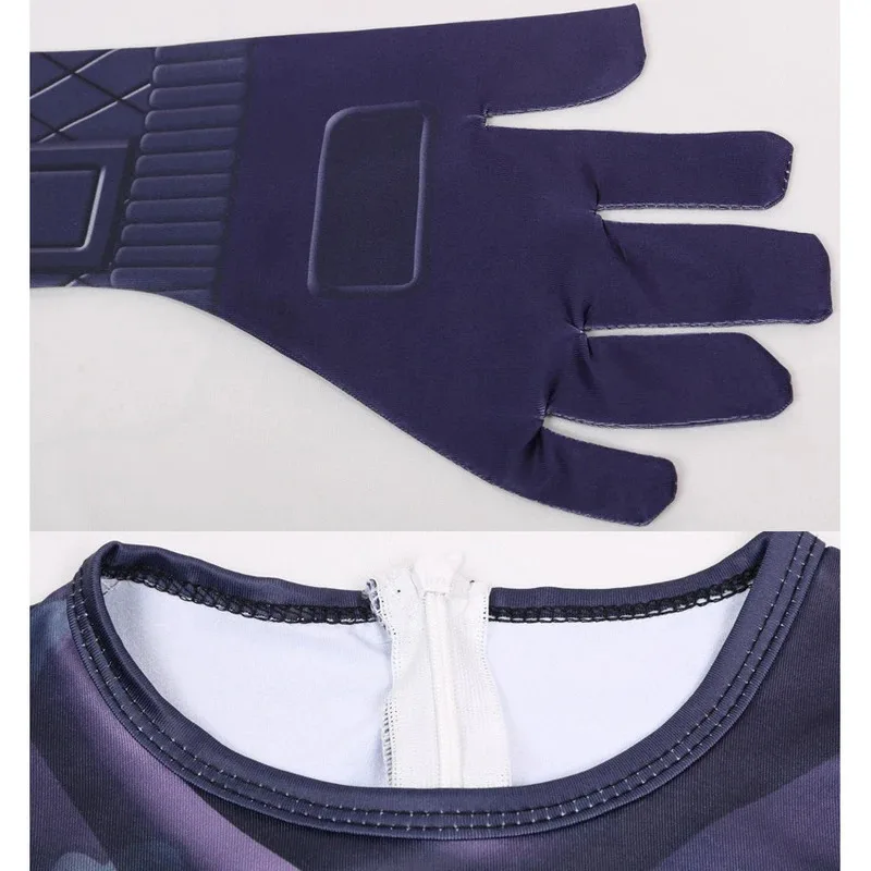 زي الفارس الأسود للأطفال، بدلة زنتاي التأثيرية للبطل الخارق من Battle Royale، بدلة قطعة واحدة مضحكة لحفلات الهالوين مع قناع