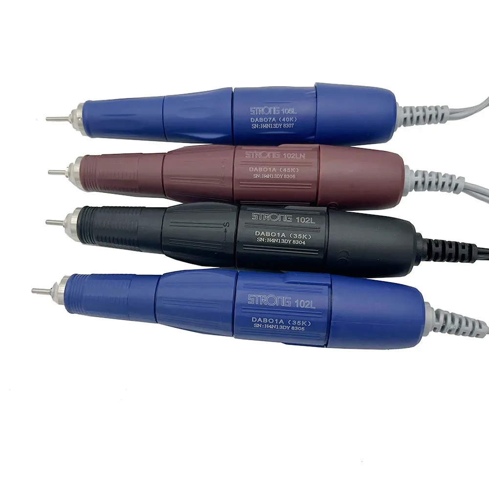 

Strong 210 102L 102LN 105L 35K 40K 45K Electric MicroMotor Nail Drill Polisher Pen Electric Manicure Drill Nail Equipment Handle