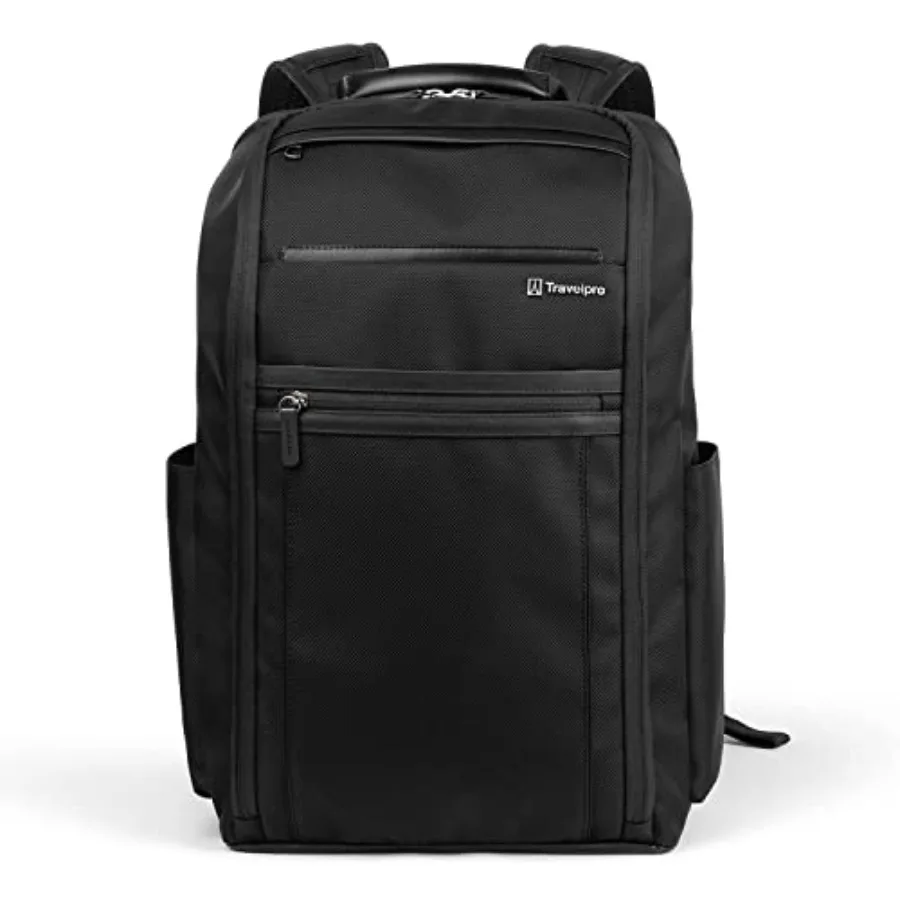 

Crew Executive Choice 3 Slim Backpack for Men and Women Water-Resistant Jet Black Fits up to 15.6 Laptops and Tablets Lightweig