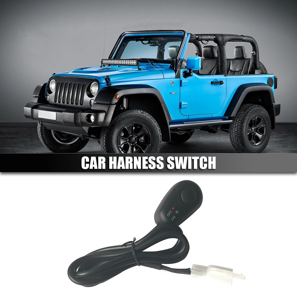 12V 24V Durable On/Off Switch Practical Multi-functional Car Parts with Dual Color Indicator for Offroad LED Work Light Bar