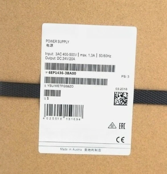 

Brand New Original 6EP1436-3BA00 PLC Module Fast Delivery