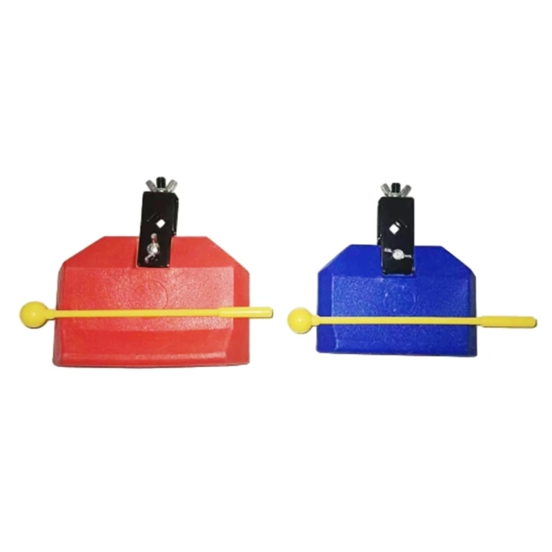 Drum Bells Music Cowbell, Highly Low Tone, Knocker, Clapper, Percussions Instruments, Easy to Install