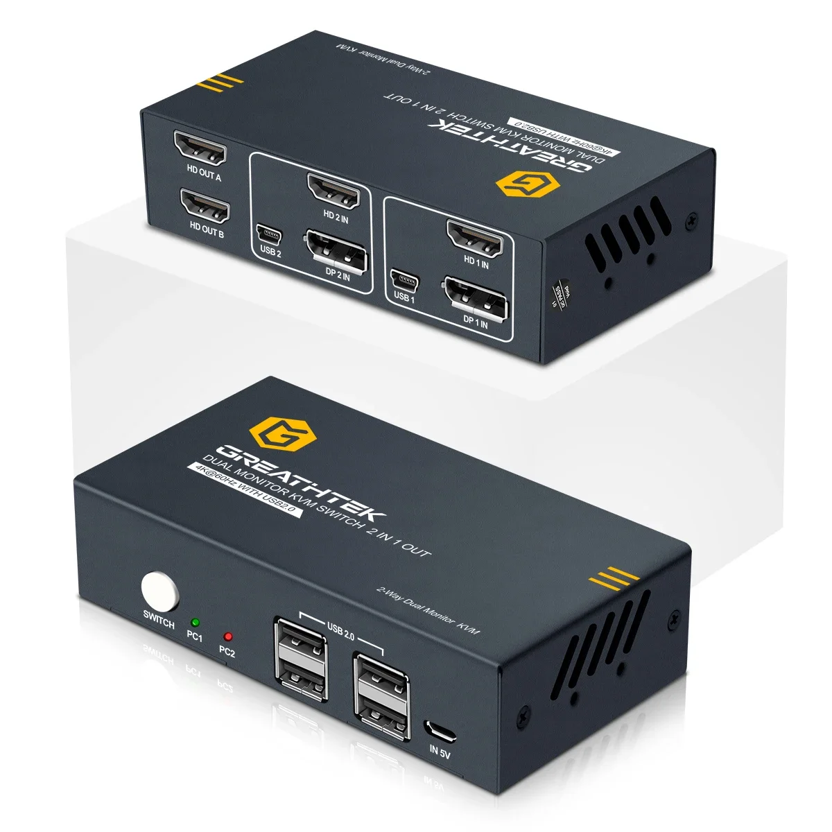 4K KVM Switch for Dual PC: Unleash the Power of Effortless Dual Monitor Transitions and Turbocharge Your Workflow