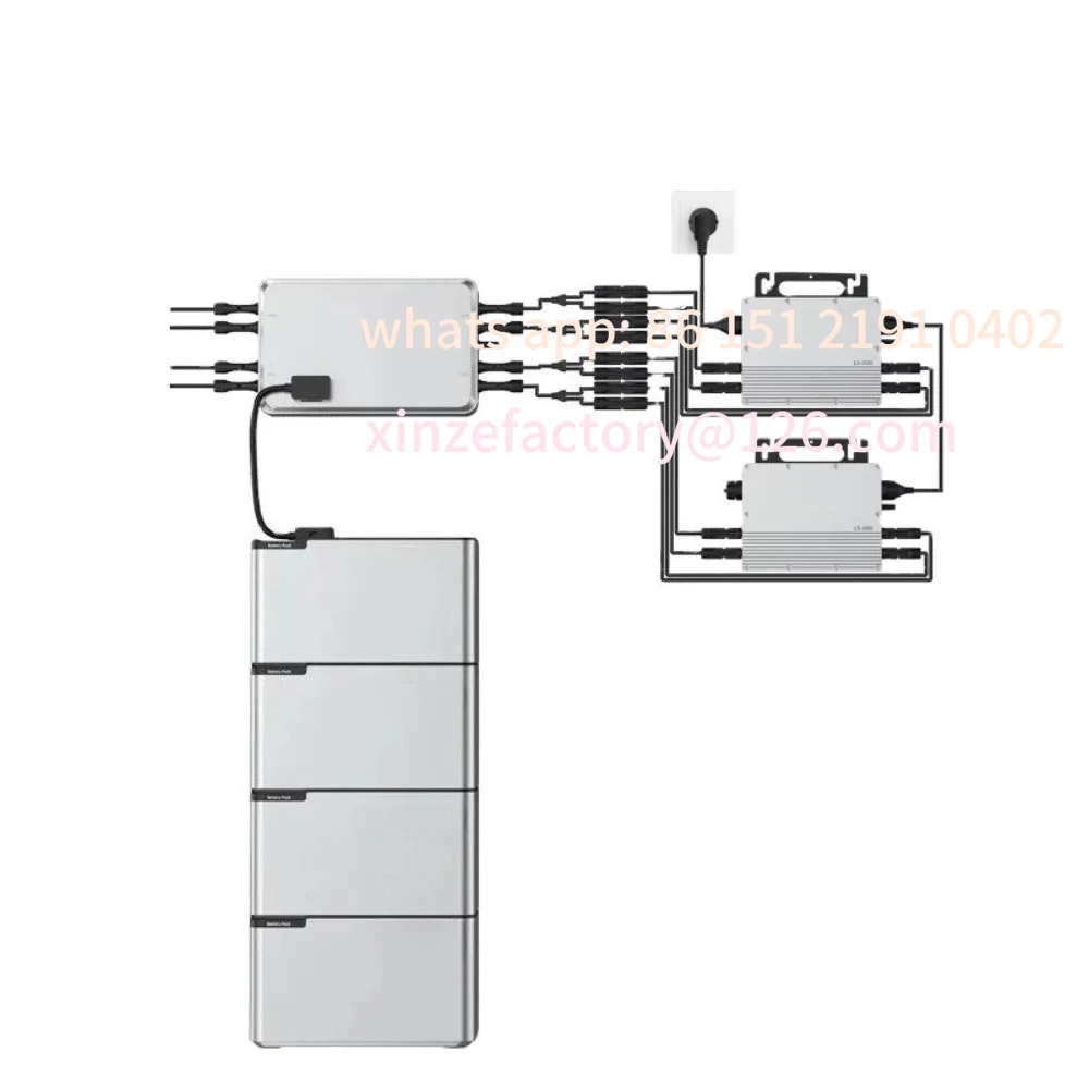 

Customizable Balcony Solar Energy Storage Micro Inverter Photovoltaic HUB LiFePO4 Battery Power Plant Home Energy Storage Power