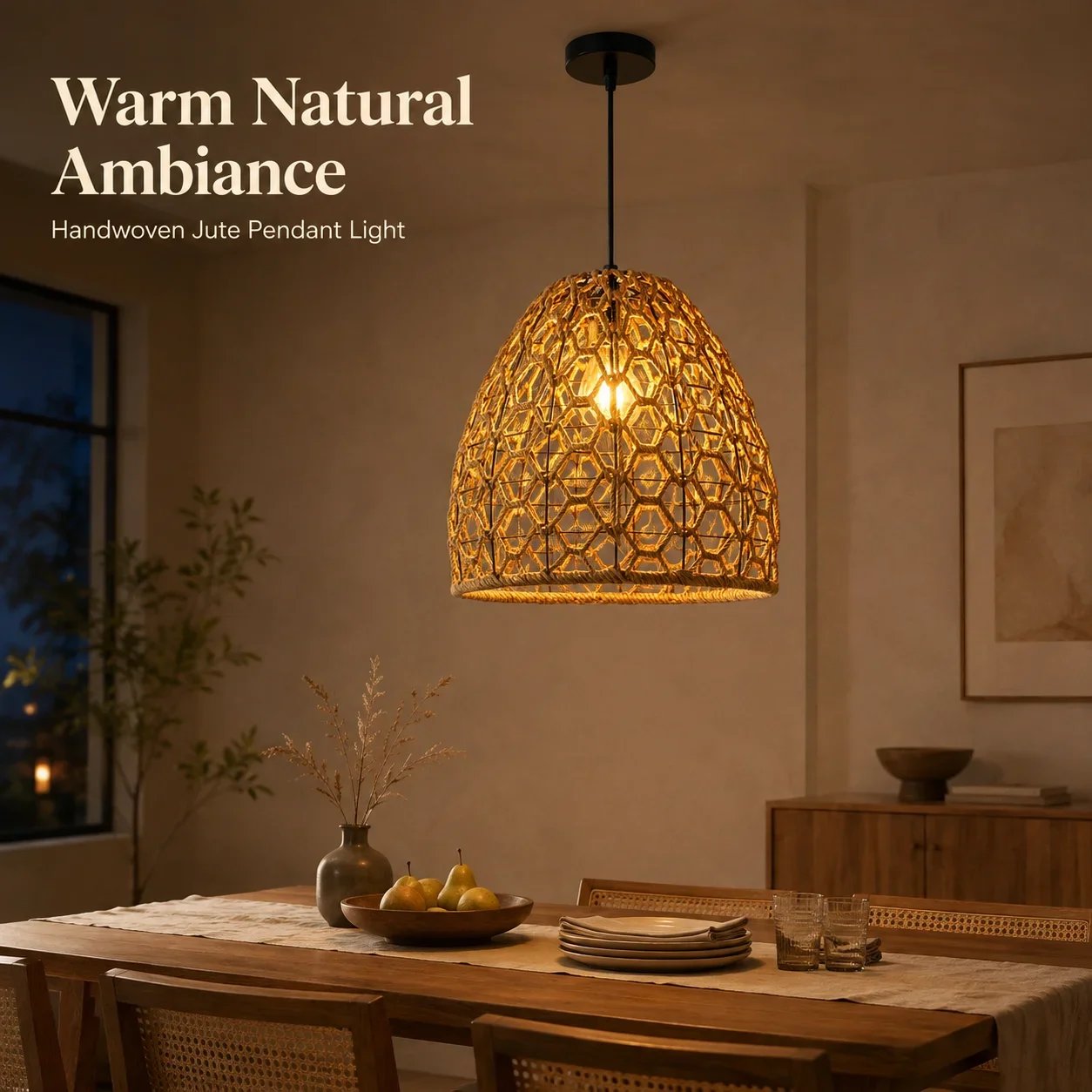JOYINLED 30CM Industrial Iron Hemp Rope Pendant Light E27 Handcrafted Hanging Lamp Artisan Shade American Rustic Home Decor