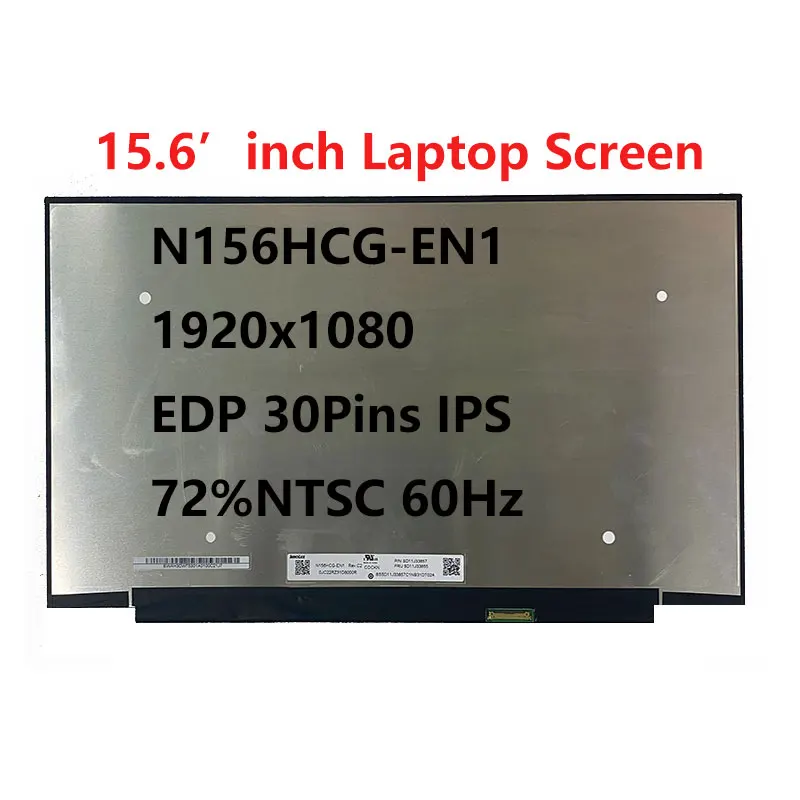 Imagem -02 - Polegadas N156hcg-en1 N156hcg En1 Ips Laptop Tela Lcd Painel Matriz 1920*1080 Edp 72 Ntsc 15.6