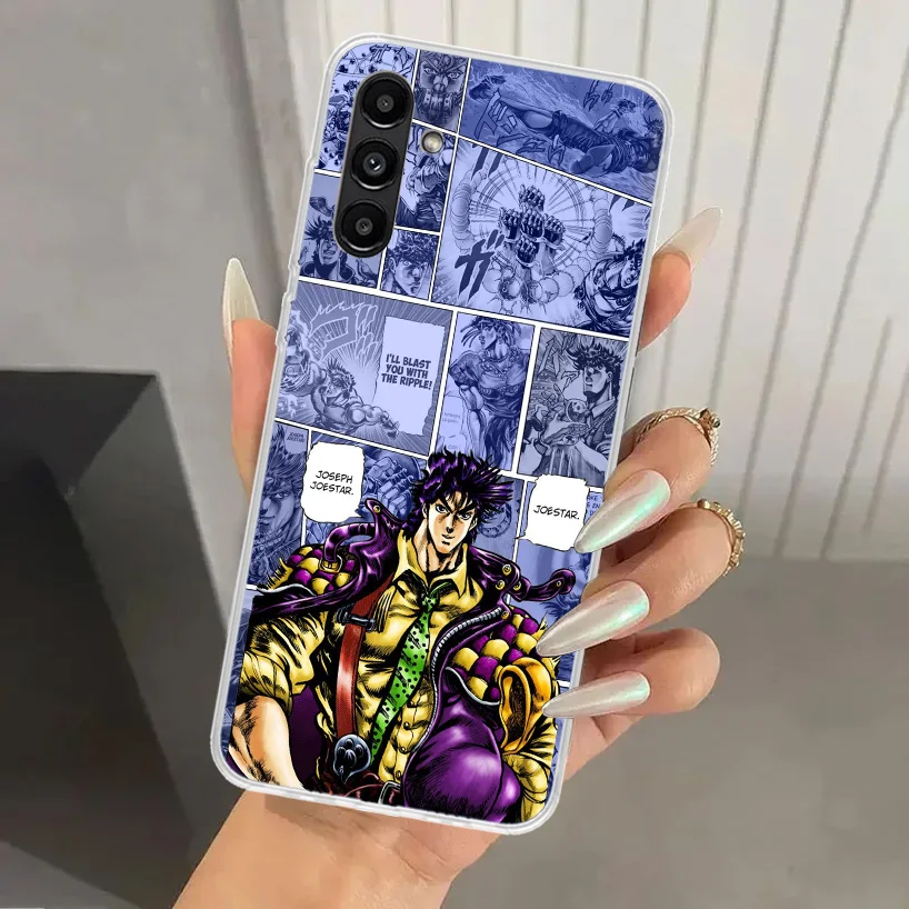 JoJo Bizarre Adventur Anime Phone Case for Samsung Galaxy A16 A26 A36 A56 A15 A25 A35 A55 A14 A24 A34 A54 A13 A23 A33 A53 A05S A