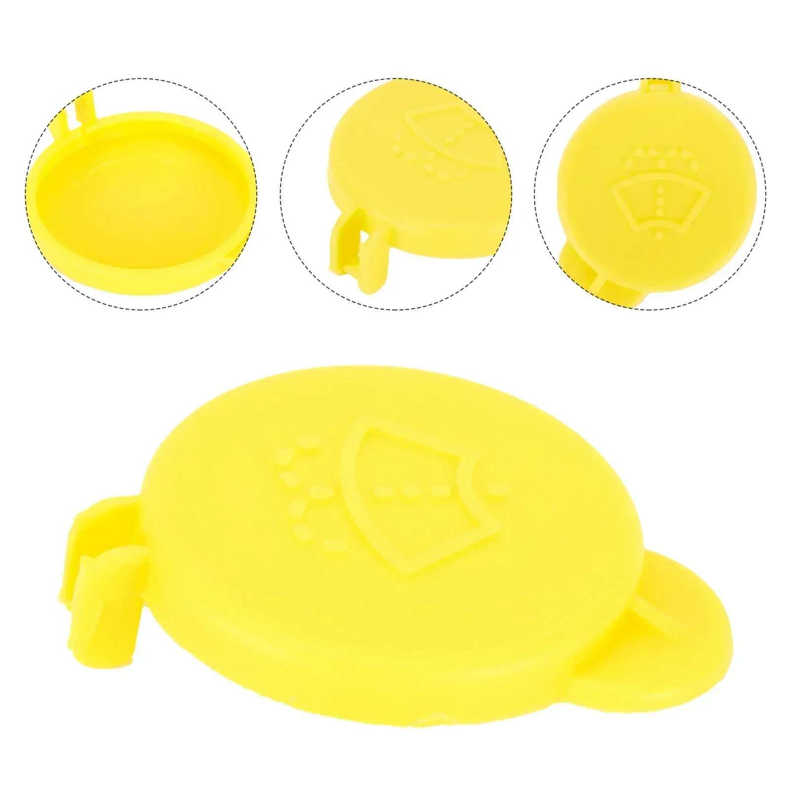Car Wiper Washer Tank Bottle Cap ABS Bottle Caps Front Reservoir Cover Yellow 1488251 For Ford Fiesta 2001-2008