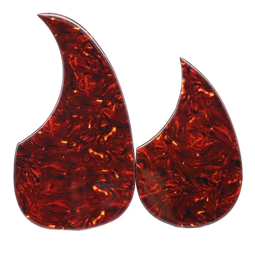 Imagen 2 del producto Gota de agua, celuloide decorativo y resina epoxi de cristal, golpeador de guitarra, placa antiarañazos de 40 y 41 pulgadas para guitarra acústica popular