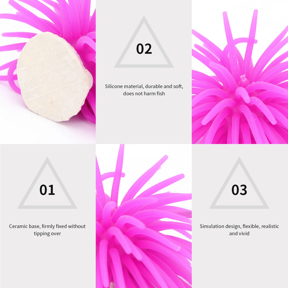 

Simulated Sea Urchin Fake Coral for Aquarium Decorations Fish Tank Ornaments Reef