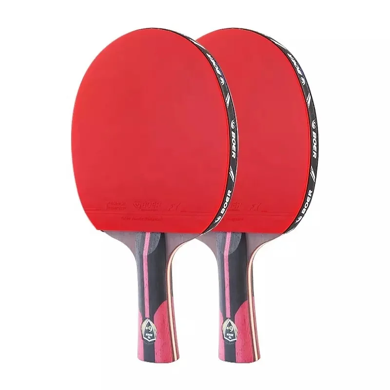 

6 Star Table Tennis Racket WIth Bag Horizontal Penhold Grip Ping Pong Paddle Pingpong bat for Intermediate Advanced Players