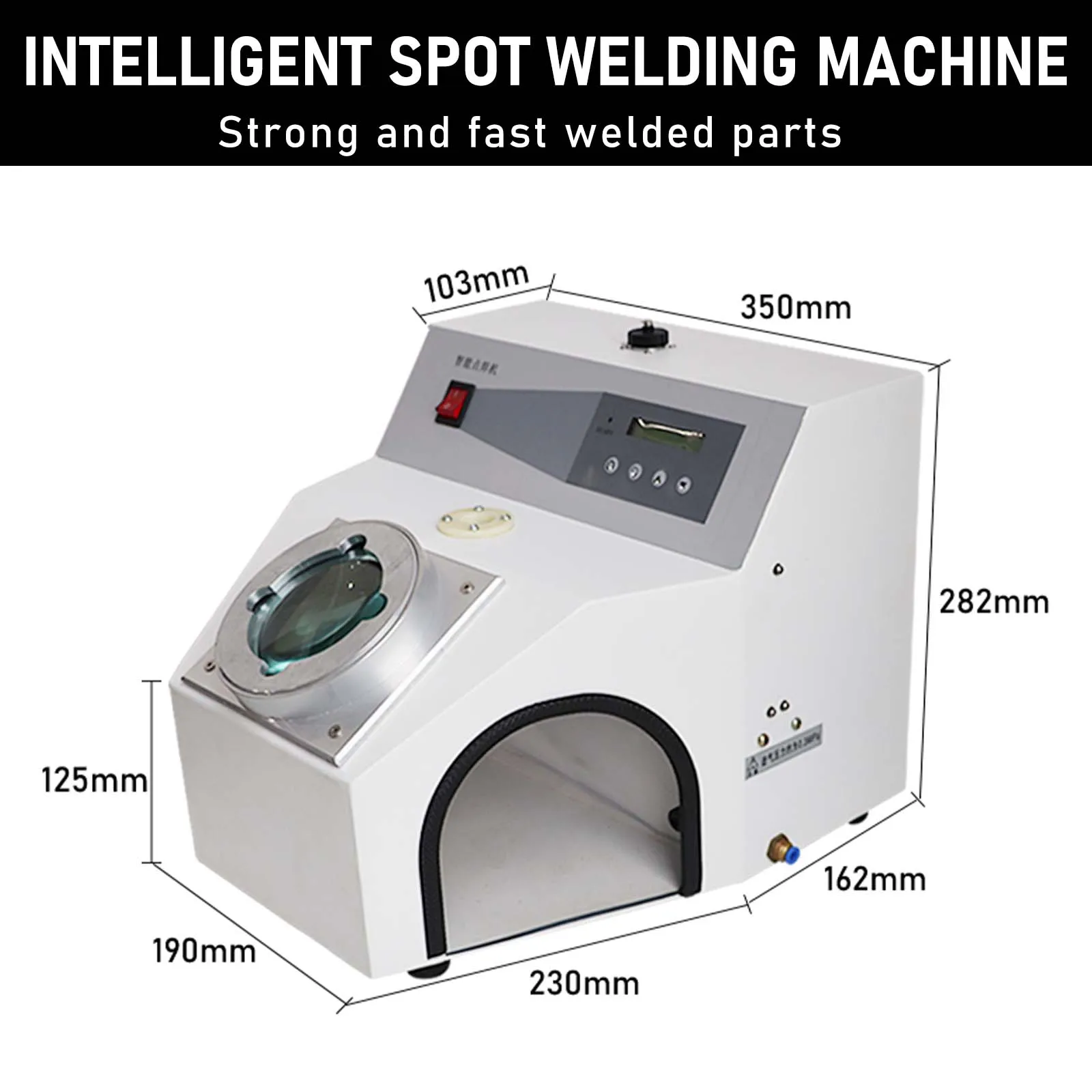 110V/220V Pulse Argon Spot Welding Machine Jewelry Dental Spot Welder Magnifier