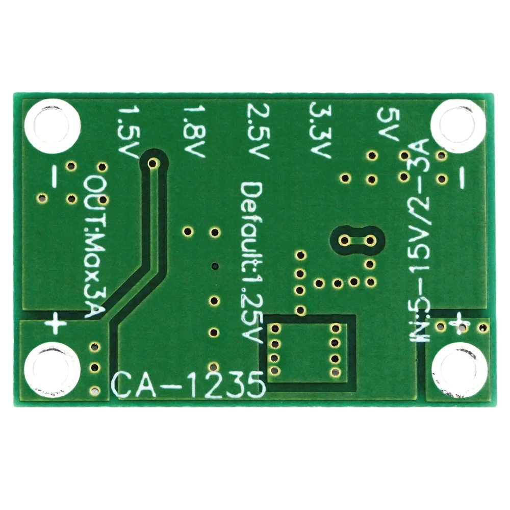 CA1235 3A Adjustable Power Buck Module 5-16V Input 1.25V 1.5V 1.8V 2.5V 3.3V 5V Output Voltage Regulator Step-Down Power Supply