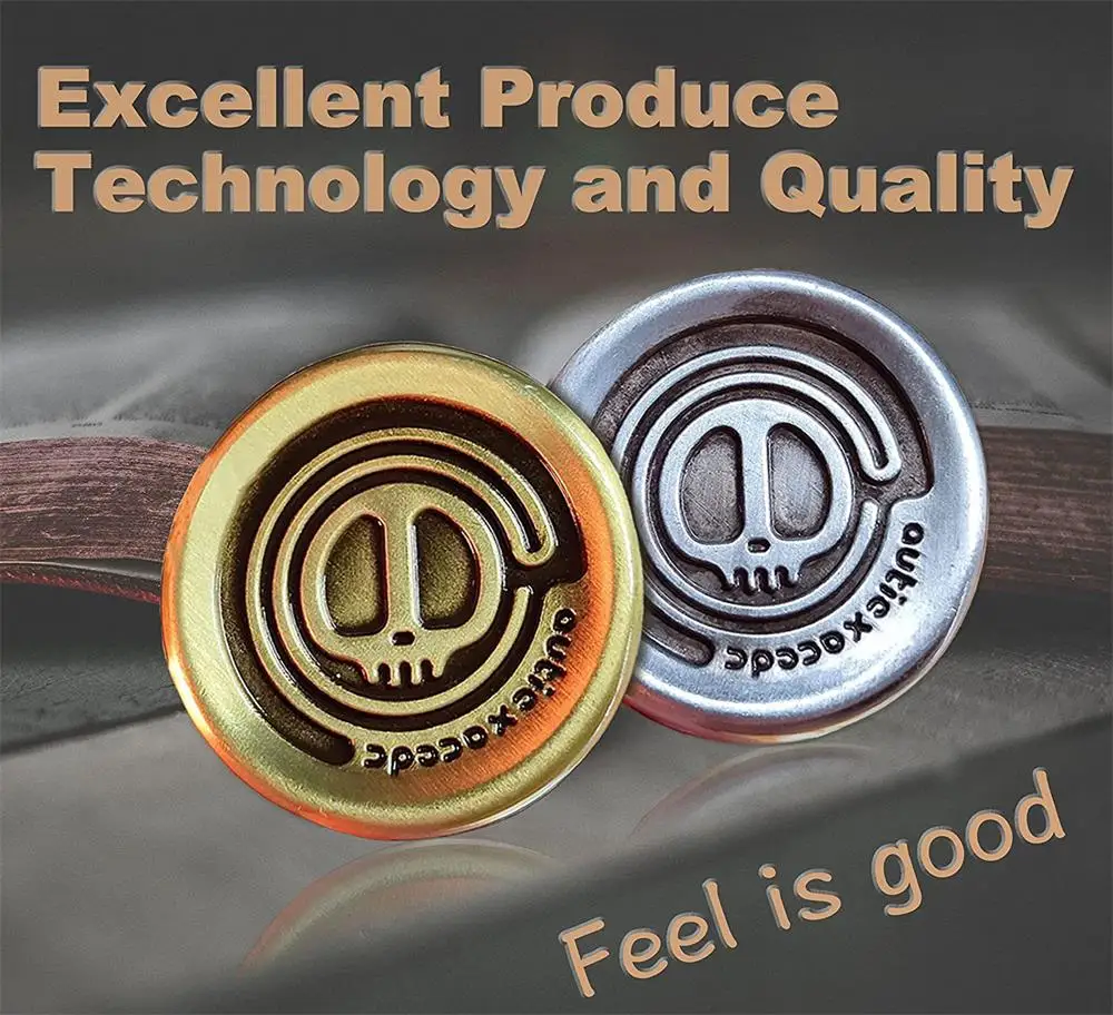 Devil Milk Cap Metal EDC Fidget Toys Magnetic Haptic Coins EDC Adult Autism Sensory Toys Hand Spinner Adult Gifts