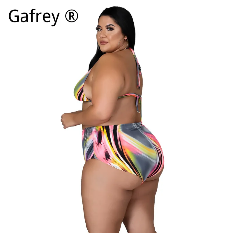 Women Plus Size 3 Piece Swimsuit Set 2026 Sexy Long Pants Bikini With Cover Up High Waist Swimwear Summer Beach Bathing Suit view 6