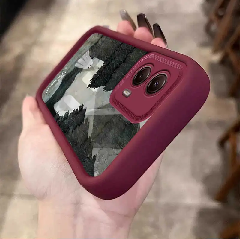 G53 Sunflower Ghost Sky Eye Ladder Phone Case For Motorola Moto G53 Cover image 5