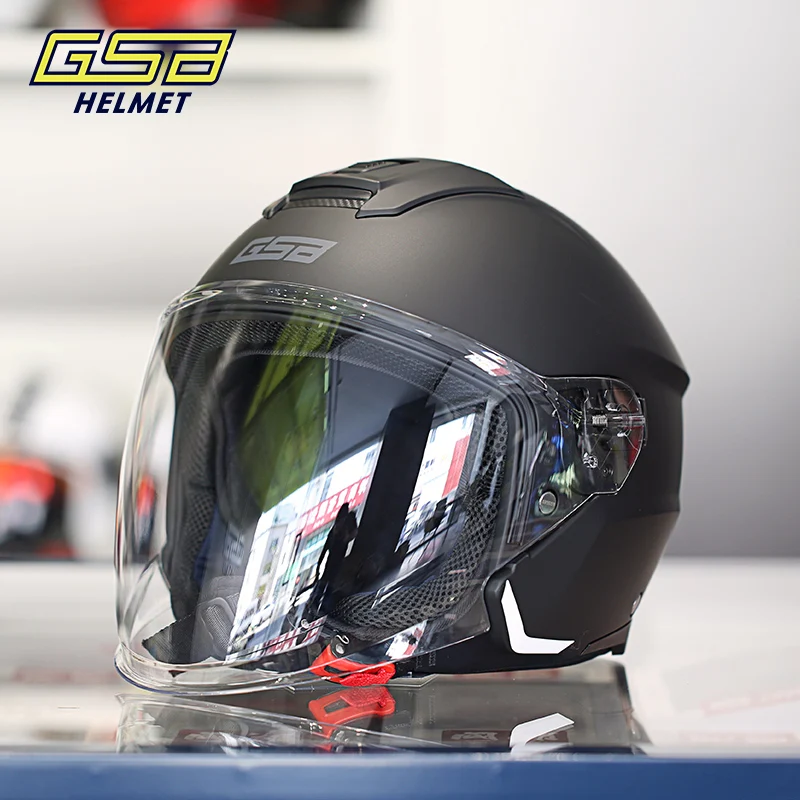 

GSB G-268 Men's Motorcycle Half Helmet Summer motorbike helmet for women g268 casco moto DOT ECE Certification