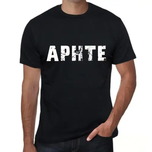 ULTRABASIC Homme Tee-Shirt Aphte Aphte T-Shirt Graphique Éco-Responsable