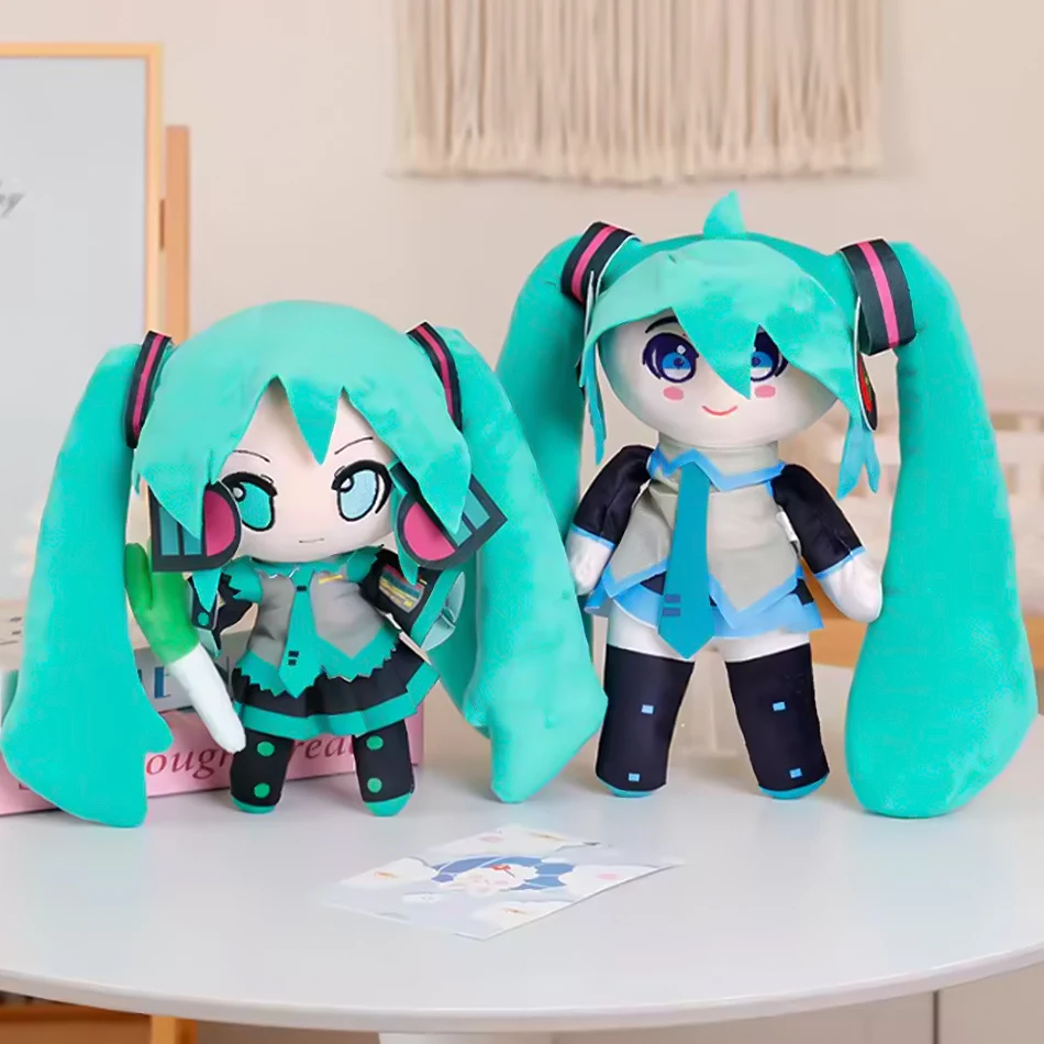 25cm  Anime Hatsune Miku Plush Doll Beautiful Girl Peripheral Plush Toy Kawaii Pillow Girl Birthday Gift Couple Gift
