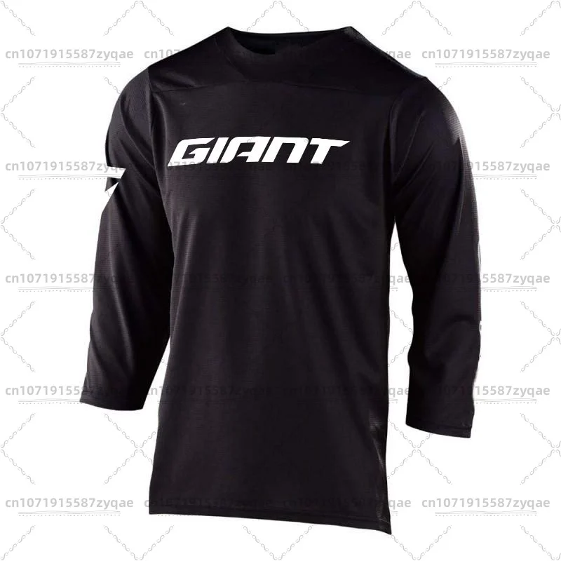 2025 الرجال العملاق الإنحدار الجبلية جيرسي BMX التحمل تنفس قميص DH موتوكروس تي شيرت رياضي للتخصيص #2