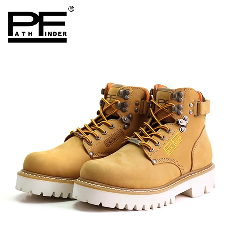 

Fashion Men's Genuine Leather Engineer Boots Outdoor Goodyear Thick Heel Tooling Boots Winter Mid-calf Western Boots Non-slip